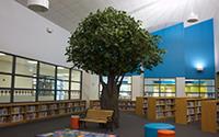 interior of Learning Commons at Schupmann Elementary 