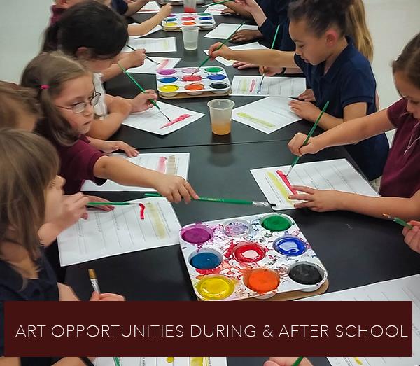 art opportunities during and after school 