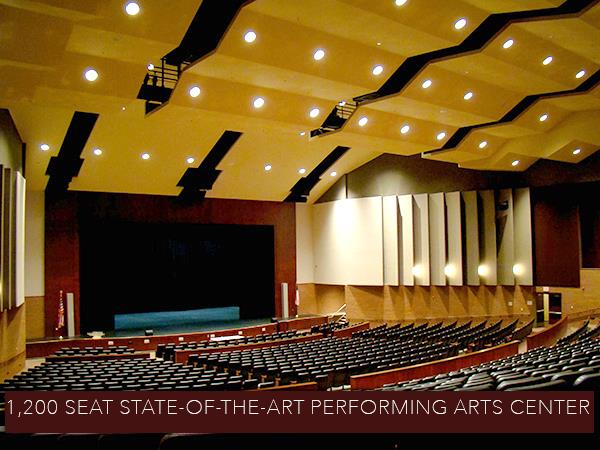 Inside view of the Performing Arts Center at ROHS 