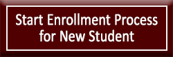 Start Enrollment Process for New Student button