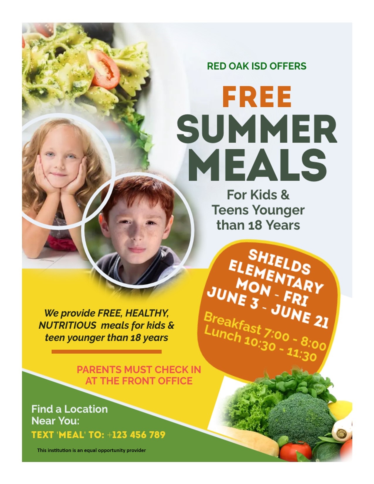 DTS summer meals