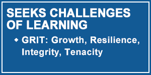 Talon 2-Seeks Opportunities and Challenges of Learning through GRIT: Growth, Resilience, Integrity, Tenacity 