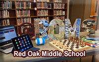 access Learning Commons at Red Oak Middle School - open in new window